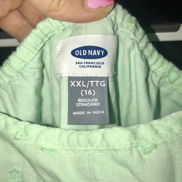 Mint green cotton dress - Picture 2 of 5